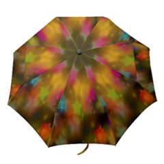 Star Background Texture Pattern Folding Umbrellas by Amaryn4rt