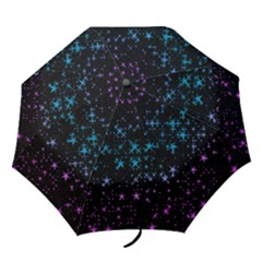 Stars Pattern Seamless Design Folding Umbrellas by Amaryn4rt