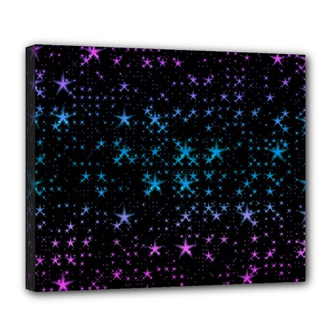 Stars Pattern Seamless Design Deluxe Canvas 24  X 20   by Amaryn4rt