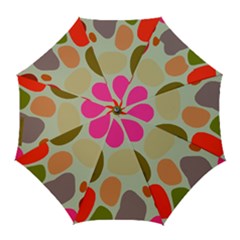 Pattern Design Abstract Shapes Golf Umbrellas by Nexatart