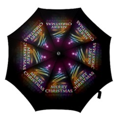 Merry Christmas Abstract Hook Handle Umbrellas (medium) by Nexatart
