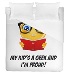 Geek Kid Duvet Cover Double Side (queen Size) by athenastemple