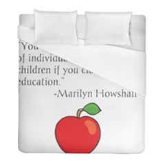 Fruit Of Education Duvet Cover (full/ Double Size) by athenastemple