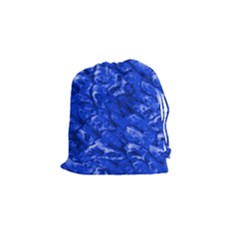 Blue Pouch - Small Drawstring Pouch (small) by TheDean