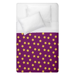 Star Christmas Red Yellow Duvet Cover (single Size) by Nexatart