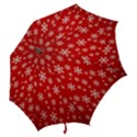 Christmas Snow Flake Pattern Hook Handle Umbrellas (Small) View2