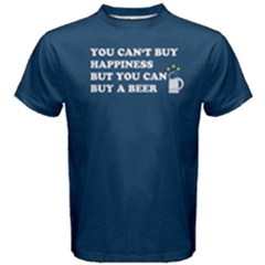 Blue You Can Buy A Beer  Men s Cotton Tee by FunnySaying