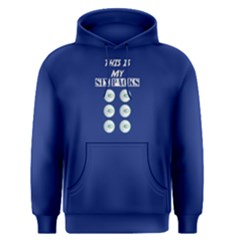 Blue This Is My Six Packs Men s Pullover Hoodie by FunnySaying