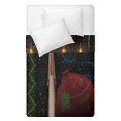 Christmas Xmas Bag Pattern Duvet Cover Double Side (single Size) by Nexatart