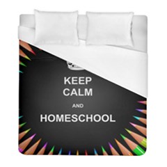 Keepcalmhomeschool Duvet Cover (full/ Double Size) by athenastemple