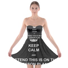 Lessonplan Strapless Bra Top Dress by athenastemple