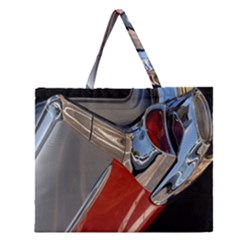 Classic Car Design Vintage Restored Zipper Large Tote Bag by Nexatart