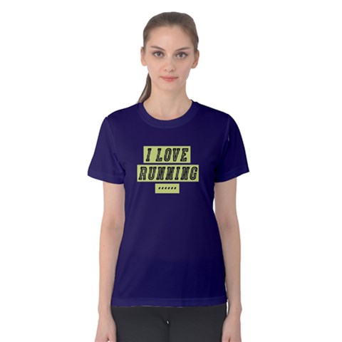I Love Running - Women s Cotton Tee by FunnySaying