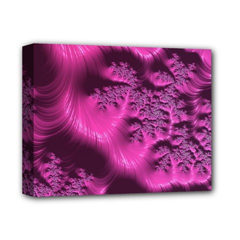 Fractal Artwork Pink Purple Elegant Deluxe Canvas 14  X 11  by Amaryn4rt