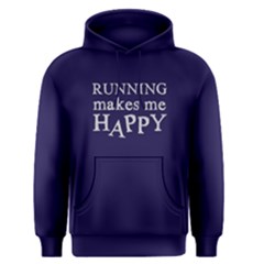 Running Makes Me Happy - Men s Pullover Hoodie by FunnySaying
