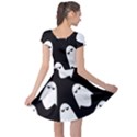 Ghost Halloween Pattern Cap Sleeve Dresses View2