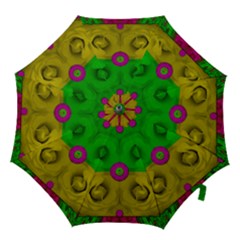 Roses Of Pure Love Hook Handle Umbrellas (large) by pepitasart