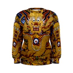 Chinese Dragon Pattern Women s Sweatshirt by Amaryn4rt