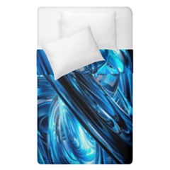 Blue Wave Duvet Cover Double Side (single Size) by Alisyart