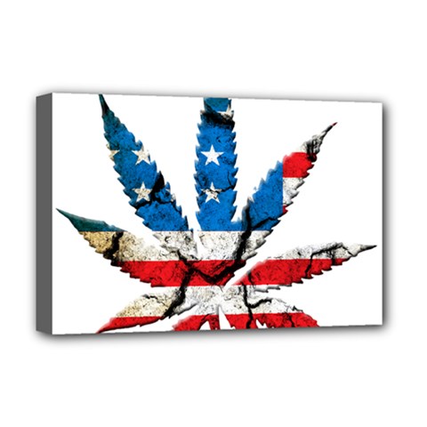 Marijuana Deluxe Canvas 18  X 12   by boho