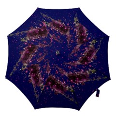 Stars Abstract Shine Spots Lines Hook Handle Umbrellas (small) by Simbadda