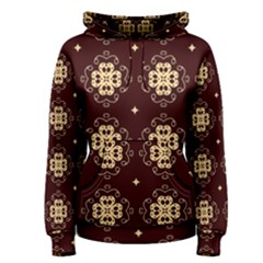 Seamless Ornament Symmetry Lines Women s Pullover Hoodie by Simbadda
