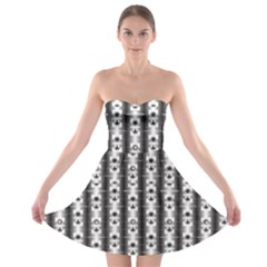 Pattern  Strapless Bra Top Dress by Simbadda