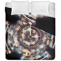 Science Fiction Background Fantasy Duvet Cover Double Side (california King Size) by Simbadda