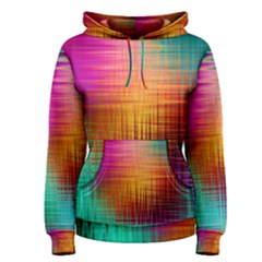 Colourful Weave Background Women s Pullover Hoodie by Simbadda