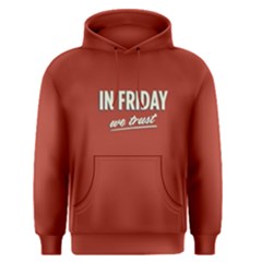 Red In Friday We Trust Men s Pullover Hoodie by FunnySaying