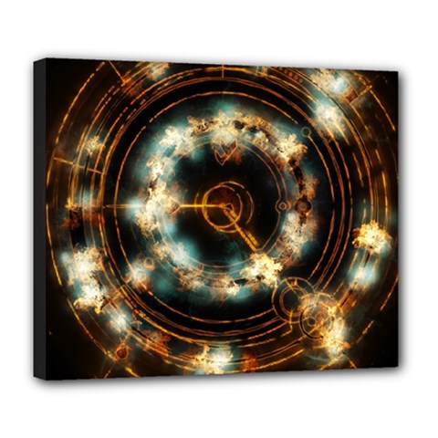 Science Fiction Energy Background Deluxe Canvas 24  X 20   by Simbadda