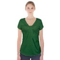 Texture Green Rush Easter Short Sleeve Front Detail Top View1