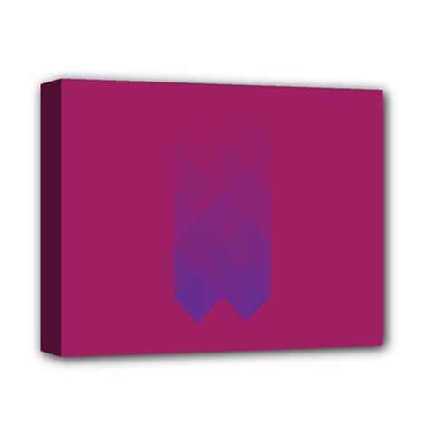 Purple Blue Deluxe Canvas 14  X 11  by Alisyart
