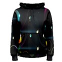 Glare Light Luster Circles Shapes Women s Pullover Hoodie View1