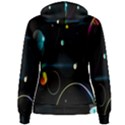 Glare Light Luster Circles Shapes Women s Pullover Hoodie View2