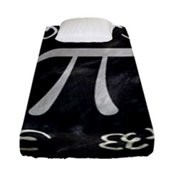 Pi Fitted Sheet (single Size) by Valentinaart