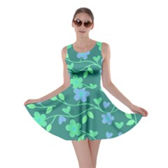 Floral Pattern Skater Dress by Valentinaart