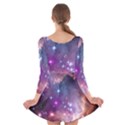 Small Magellanic Cloud Long Sleeve Velvet Skater Dress View2