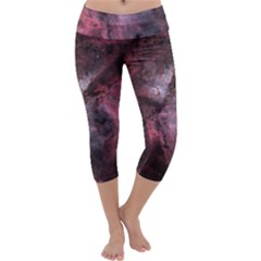 Carina Peach 4553 Capri Yoga Leggings by SpaceShop