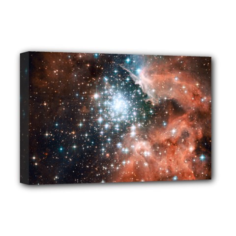 Star Cluster Deluxe Canvas 18  X 12   by SpaceShop