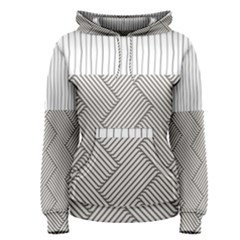 Lines And Stripes Patterns Women s Pullover Hoodie by TastefulDesigns