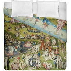 Hieronymus Bosch Garden Of Earthly Delights Duvet Cover Double Side (king Size) by MasterpiecesOfArt