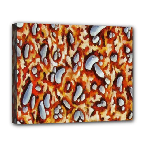 Pebble Painting Deluxe Canvas 20  X 16   by Simbadda