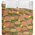 Burger Double Border Duvet Cover Double Side (King Size) View2