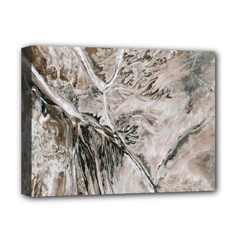 Earth Landscape Aerial View Nature Deluxe Canvas 16  X 12   by Simbadda