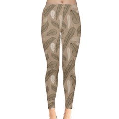 Nude Pattern From Feather A Bird Leggings by CoolDesigns