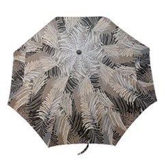 Floral Pattern Background Folding Umbrellas by Simbadda