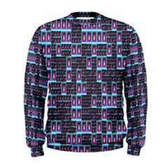 Techno Fractal Wallpaper Men s Sweatshirt by Simbadda