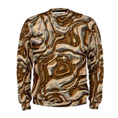 Fractal Background Mud Flow Men s Sweatshirt by Simbadda