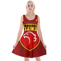 Shanghai Sipg F C  Reversible Velvet Sleeveless Dress by Valentinaart